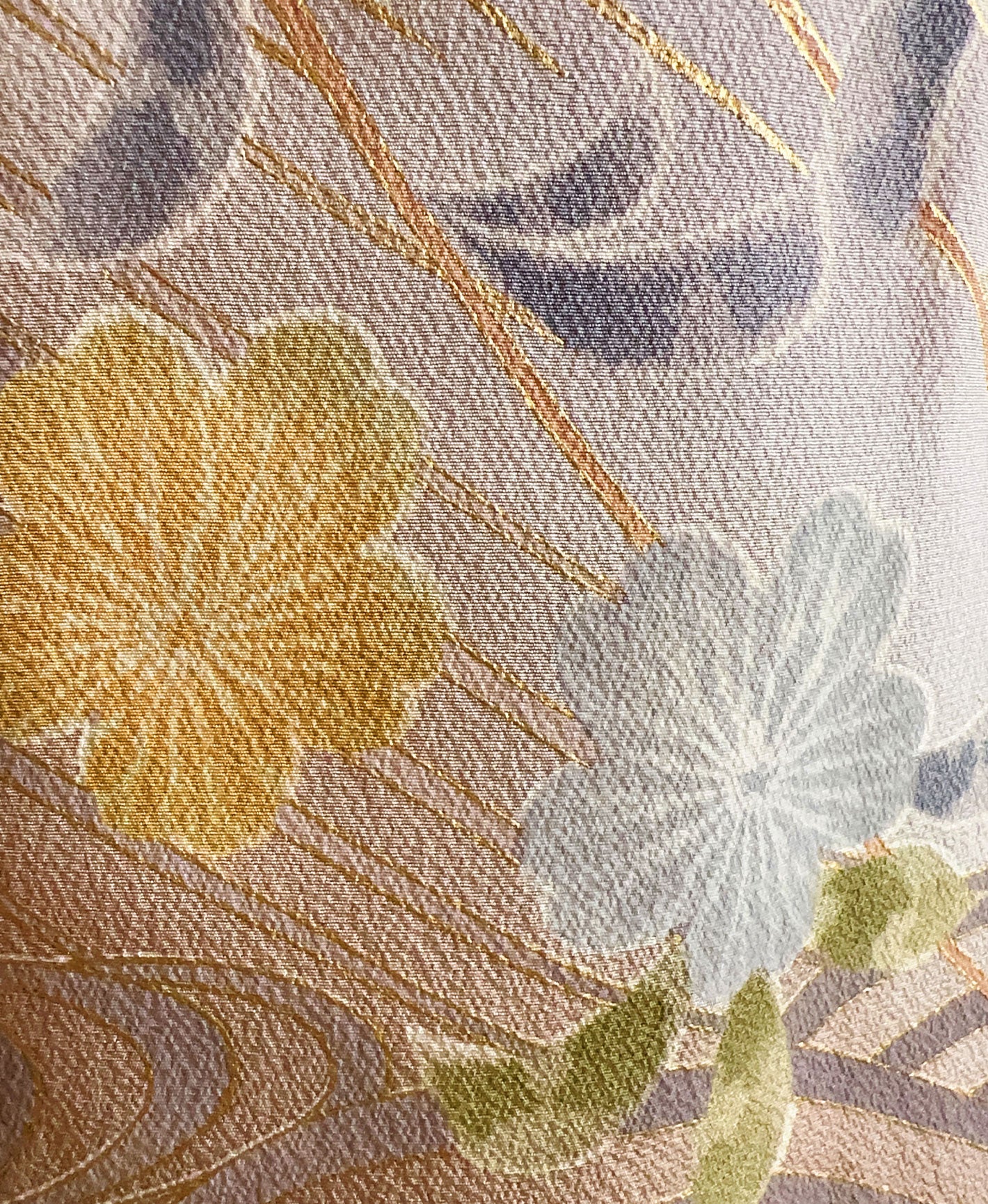 朱緋 赤系 暈し染め 手描き 枝垂れ桜 振袖 着物レンタル